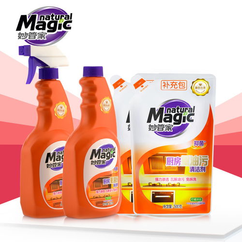 妙管家厨房重油污清洁剂 高效清洁油烟机与燃气灶的利器